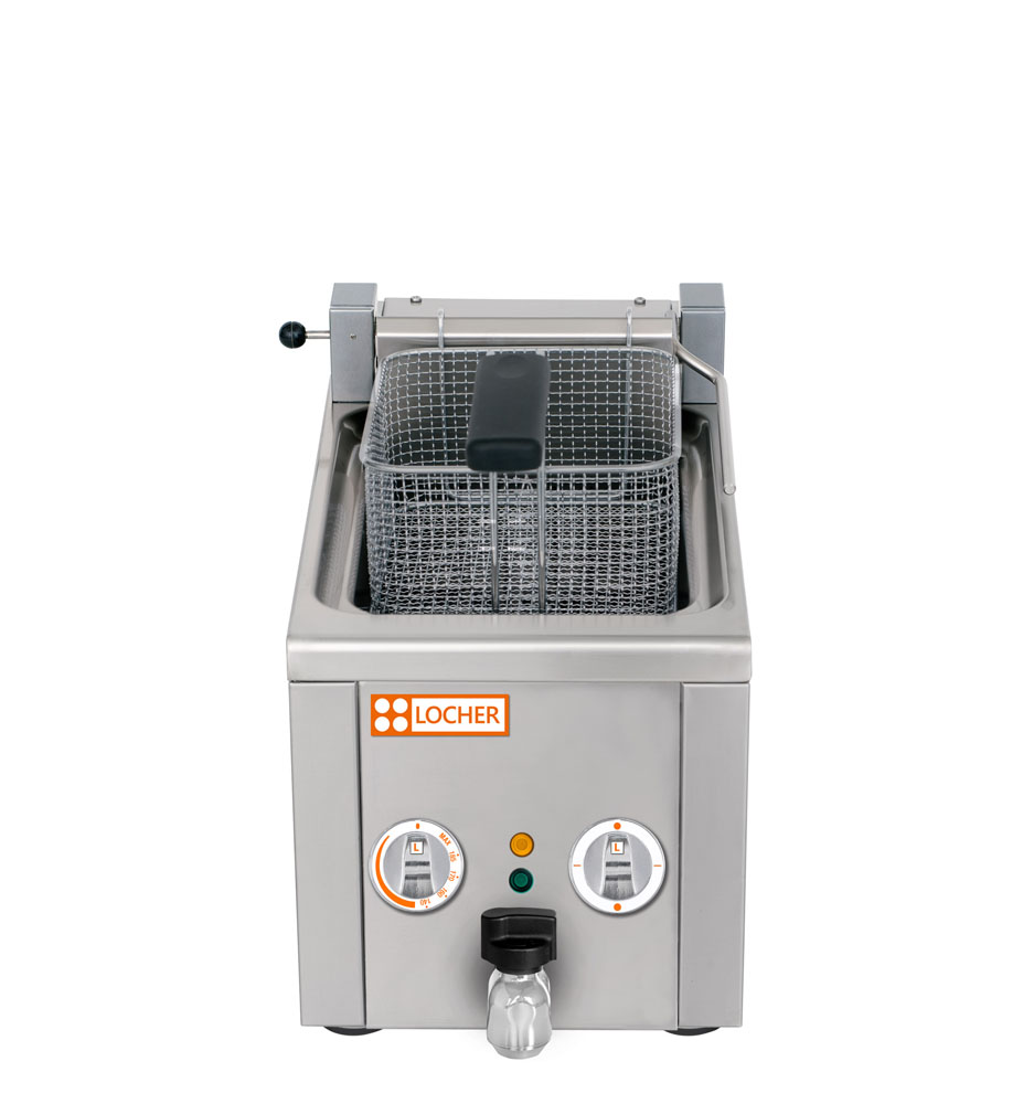 LOCHER 201508 Elektro-Fritteuse 1 Becken 1 x 8 Liter