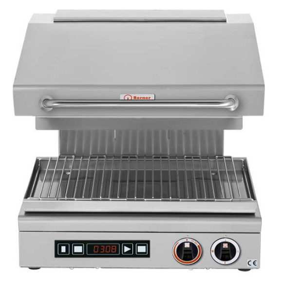 Berner BSALH40 Liftsalamander GN 2/3 mit Hi-Light Schnellaufheizung 5 Sekunden