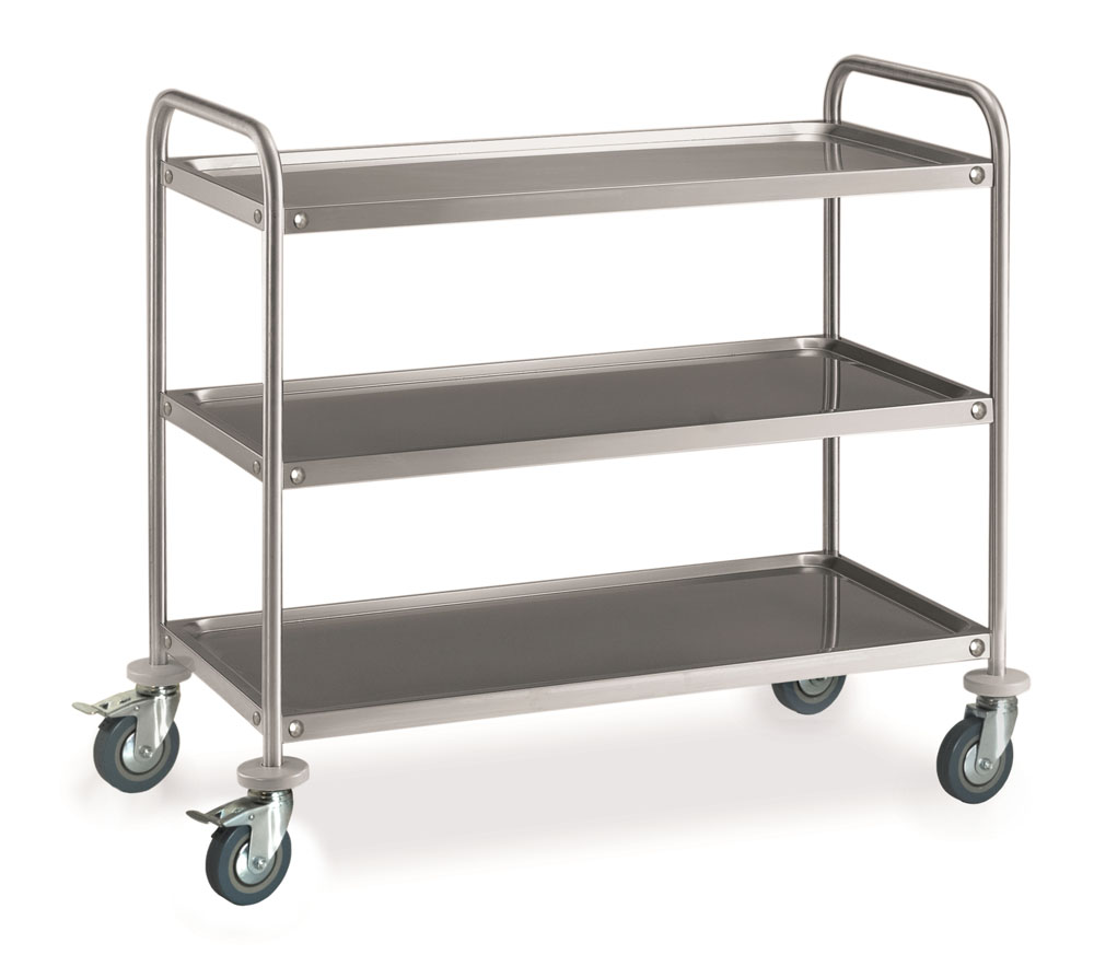 PROFIKOCHER 122851  Servierwagen, 3 Borde