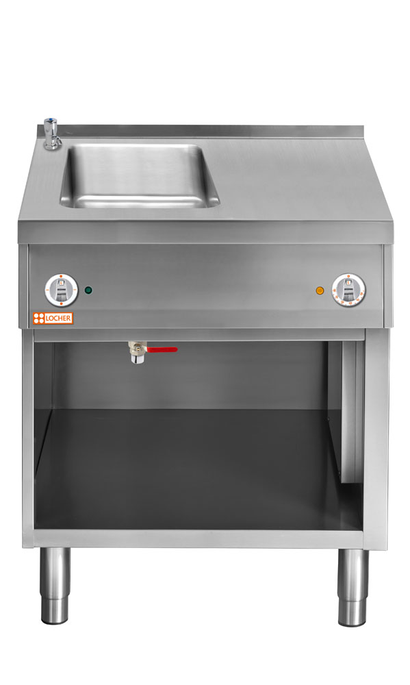 LOCHER 228639 Elektro-Wasserbad GN 1/1 links