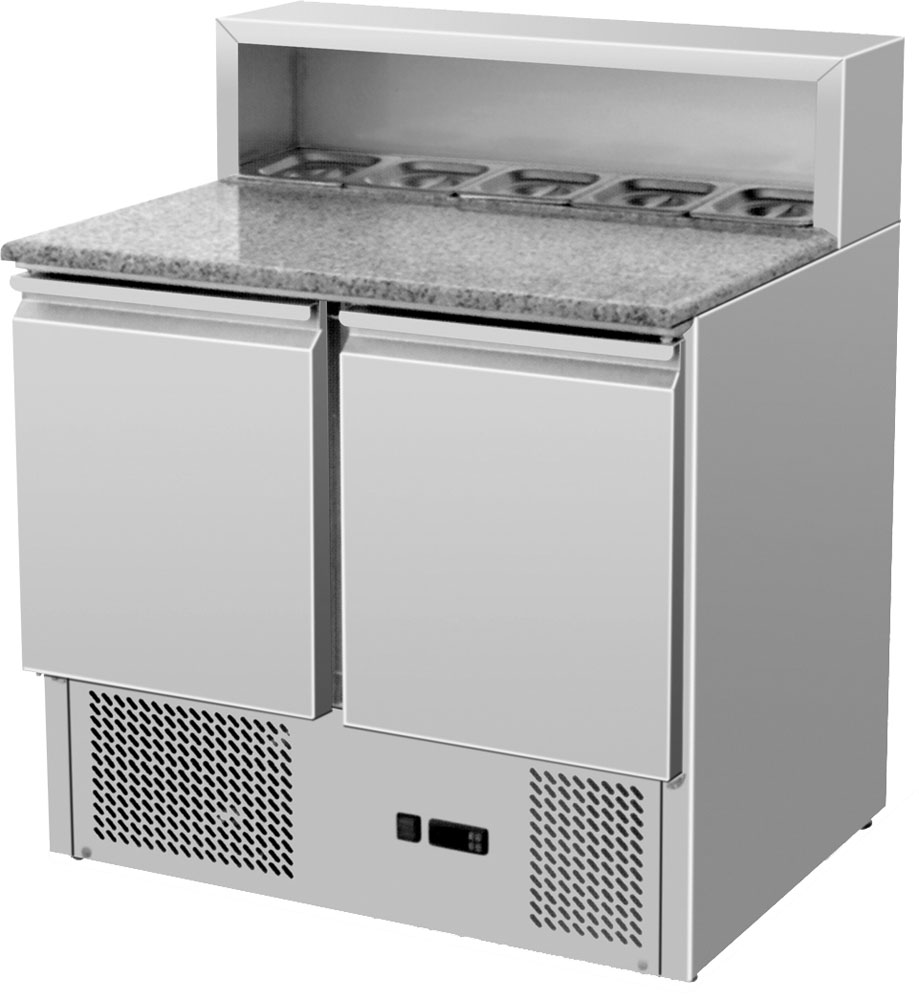 PROFIKOCHER 522852  Pizzadette „Compact“ 5 x GN 1/6