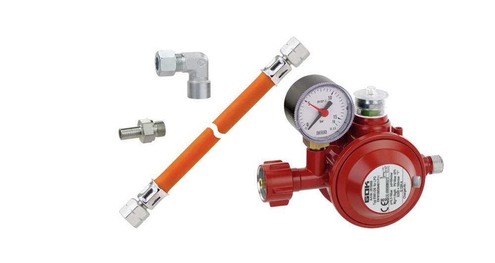 LOCHER 920018 Gas Anschlussset