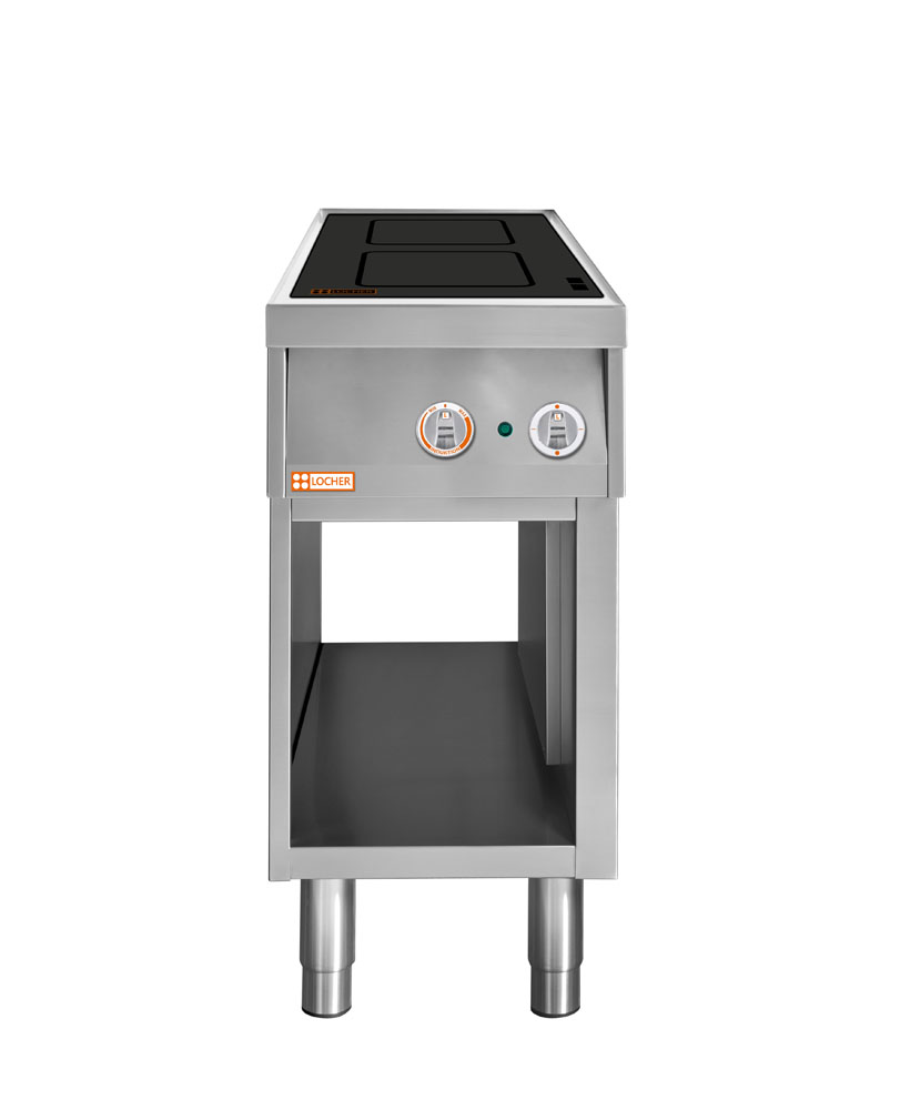 LOCHER 290203 Induktionsherd, 2 Kochstellen á 7 kW - Flächeninduktion