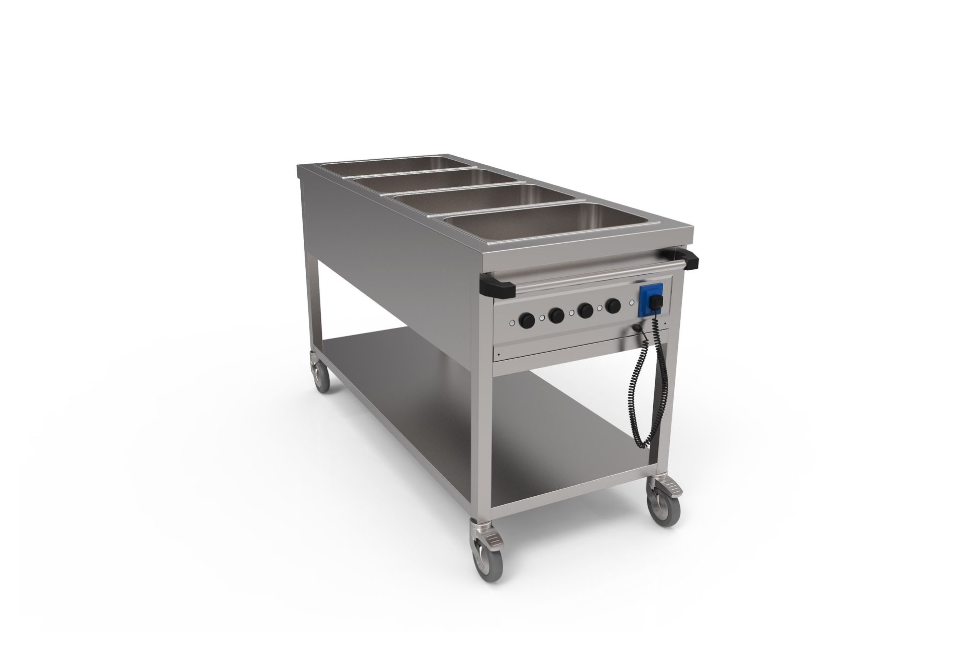PROFIKOCHER 162862  Speiseausgabewagen 4x GN 1/1