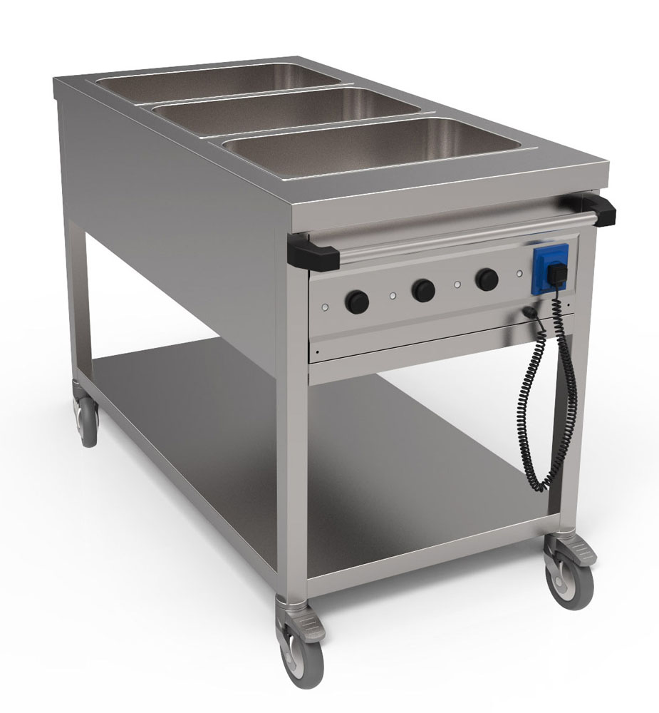 PROFIKOCHER 162861  Speiseausgabewagen 3x GN 1/1