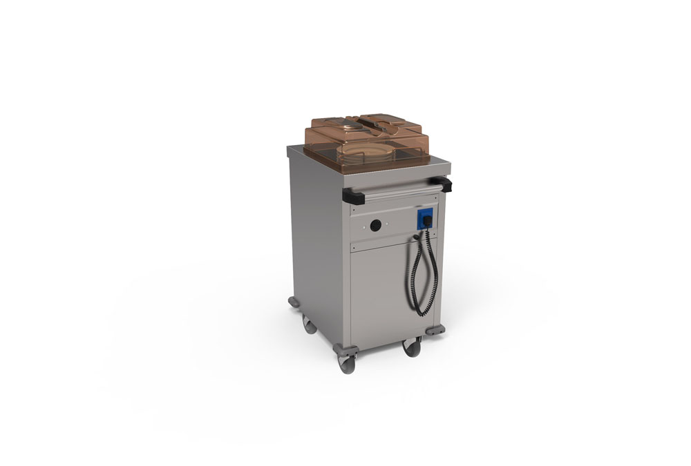 PROFIKOCHER 162880 Tellerstapler beheizt, 1 Röhre  für Teller bis Ø320 mm