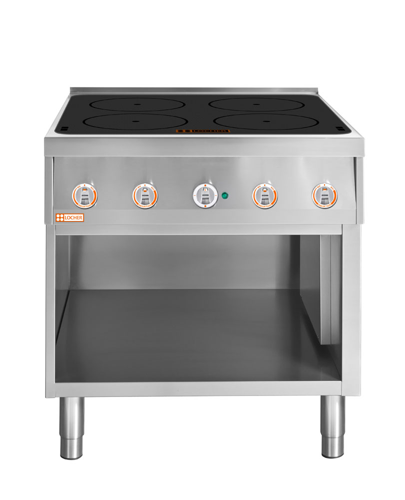 Induktionsherd 4-fach 20 kW 4 x 5 kW  LOCHER 227203 by BERNER Kochsysteme