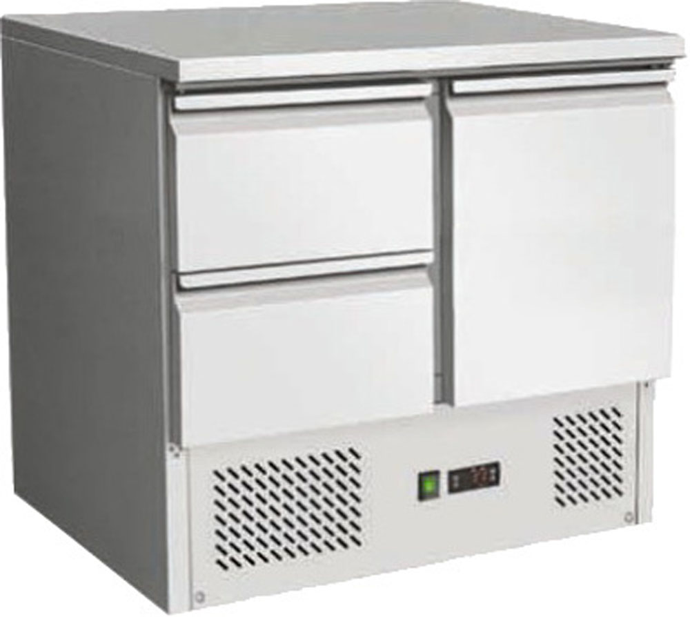 PROFIKOCHER 522856  Kühltisch „Compact“ GN 1/1 mit 2 Schubladen