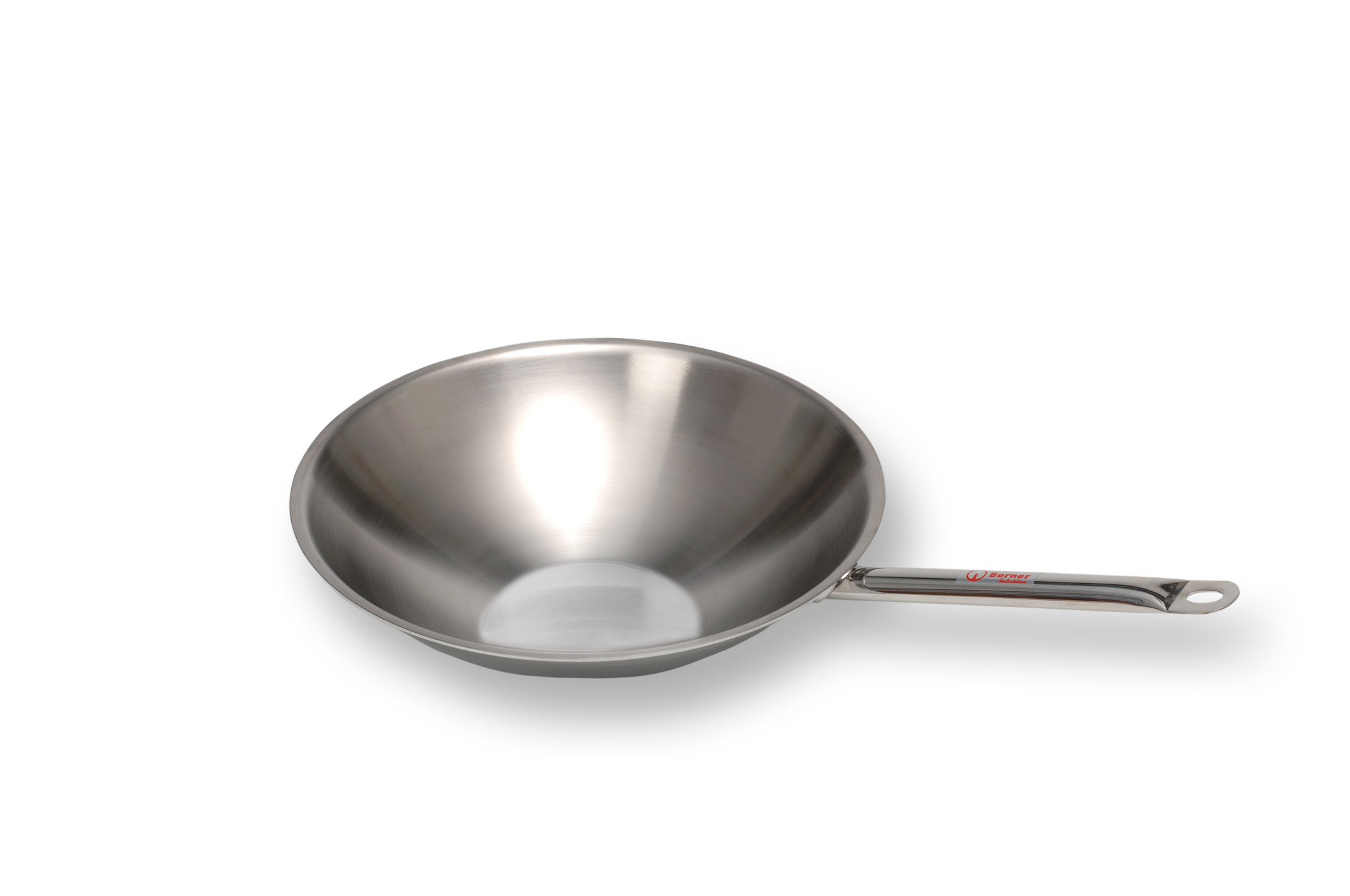 Berner Wok-Pfanne flacher Boden WPRF1 für Induktionsherde 39cm