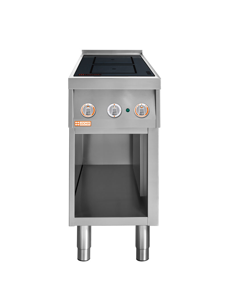 LOCHER 227205 Induktionsherd, 2 Kochstellen á 5 kW - Flächeninduktion